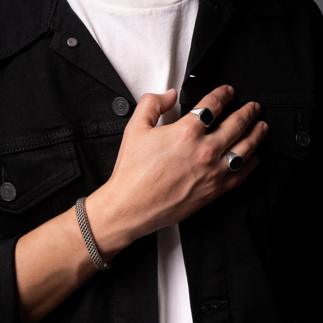 Kit Fuerza Ónix – Plata Fina Ley .925