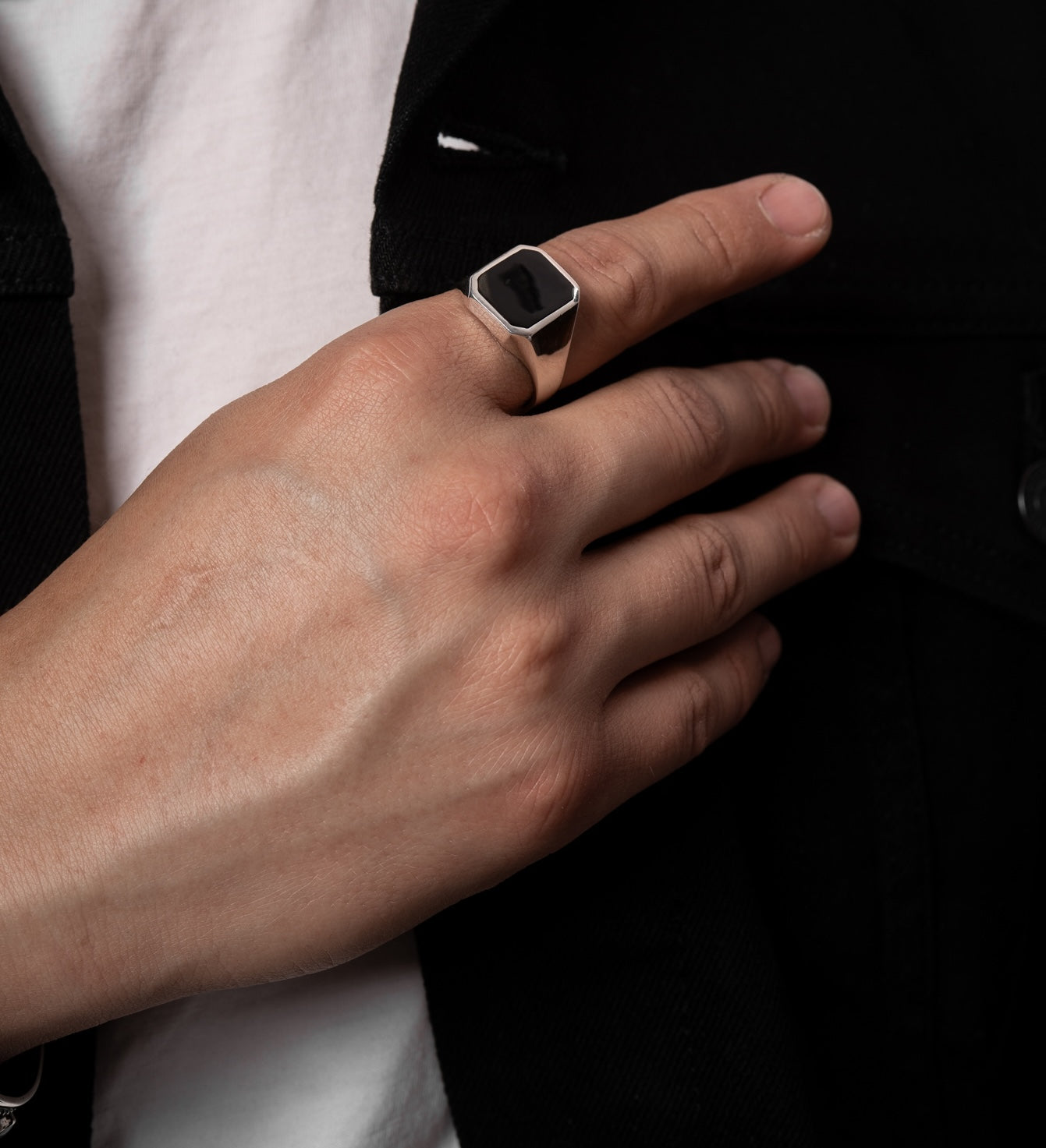 ANILLO ÓNIX CUADRADO