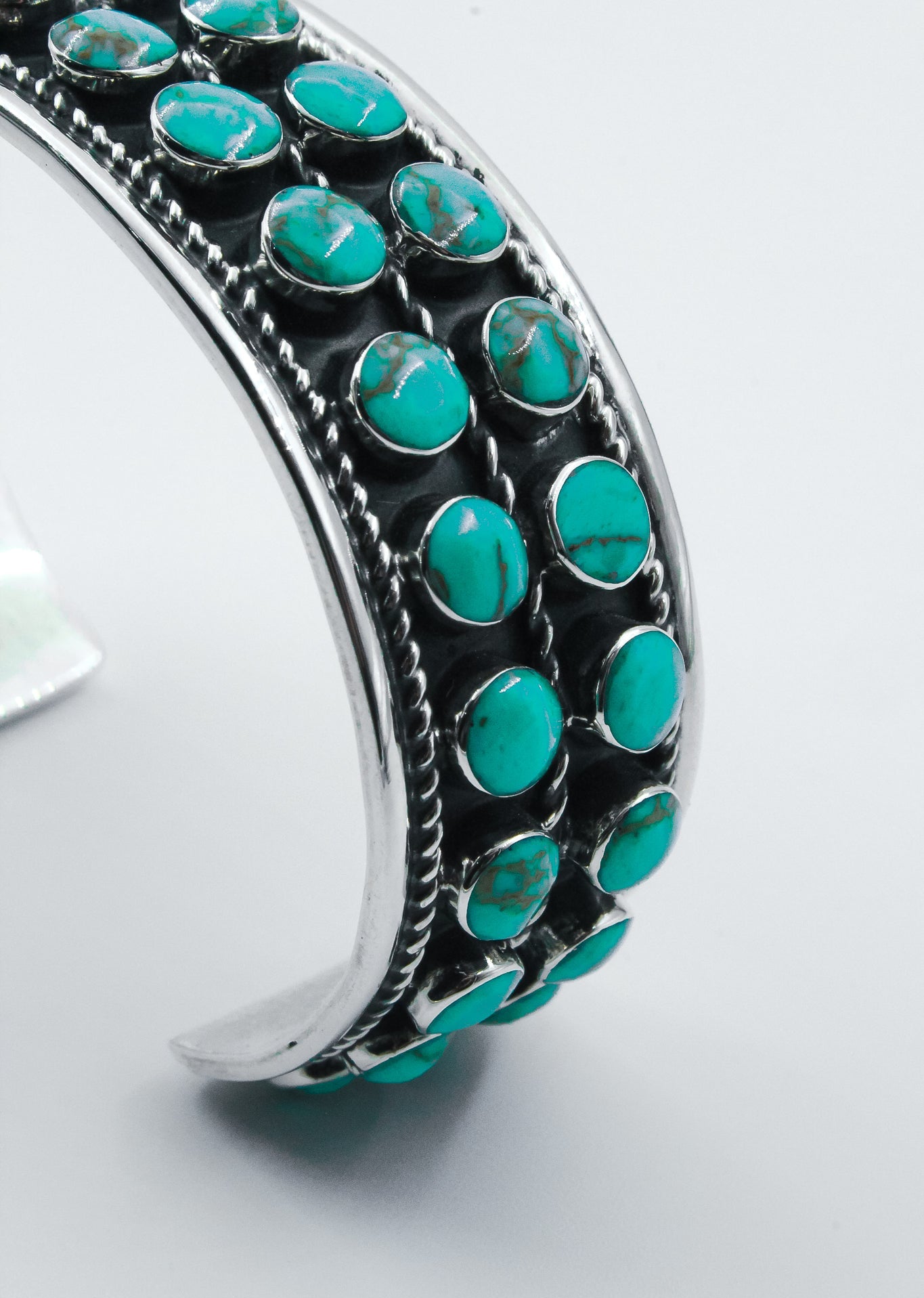 BRAZALETE PIEDRA TURQUESA REDONDO