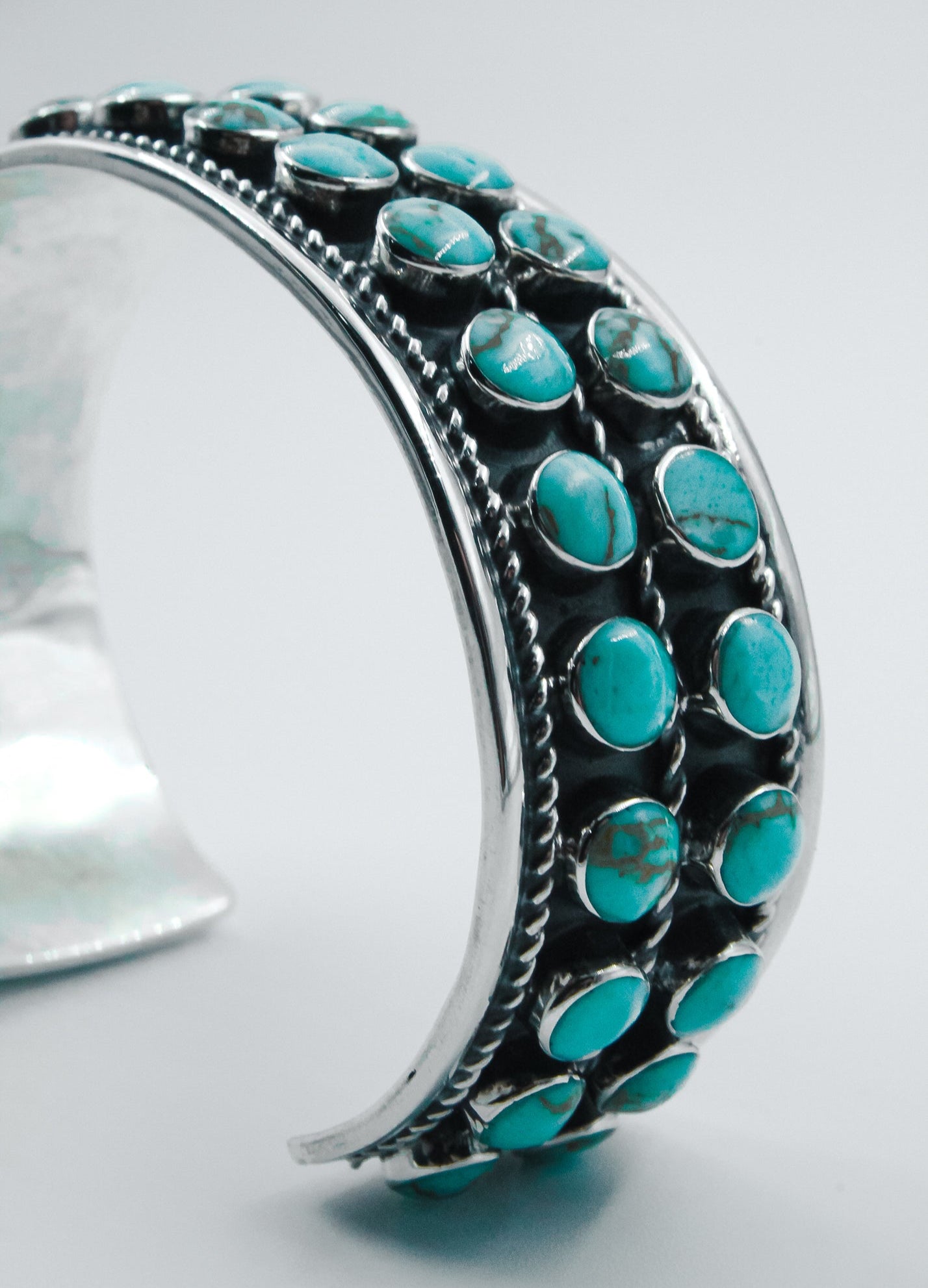 BRAZALETE PIEDRA TURQUESA REDONDO