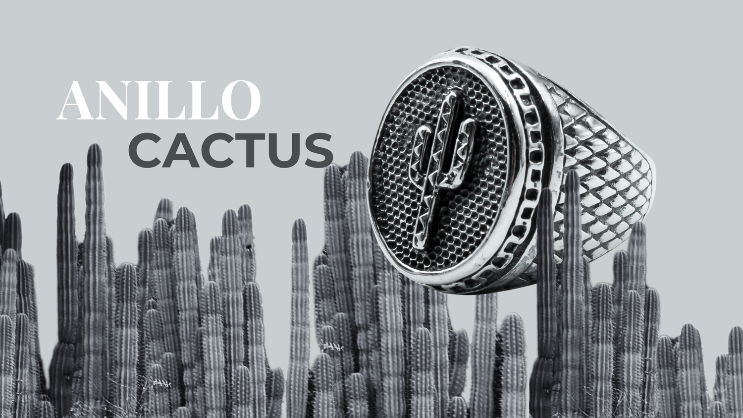 Anillo Cactus, Inspirado en la Belleza de Oaxaca.