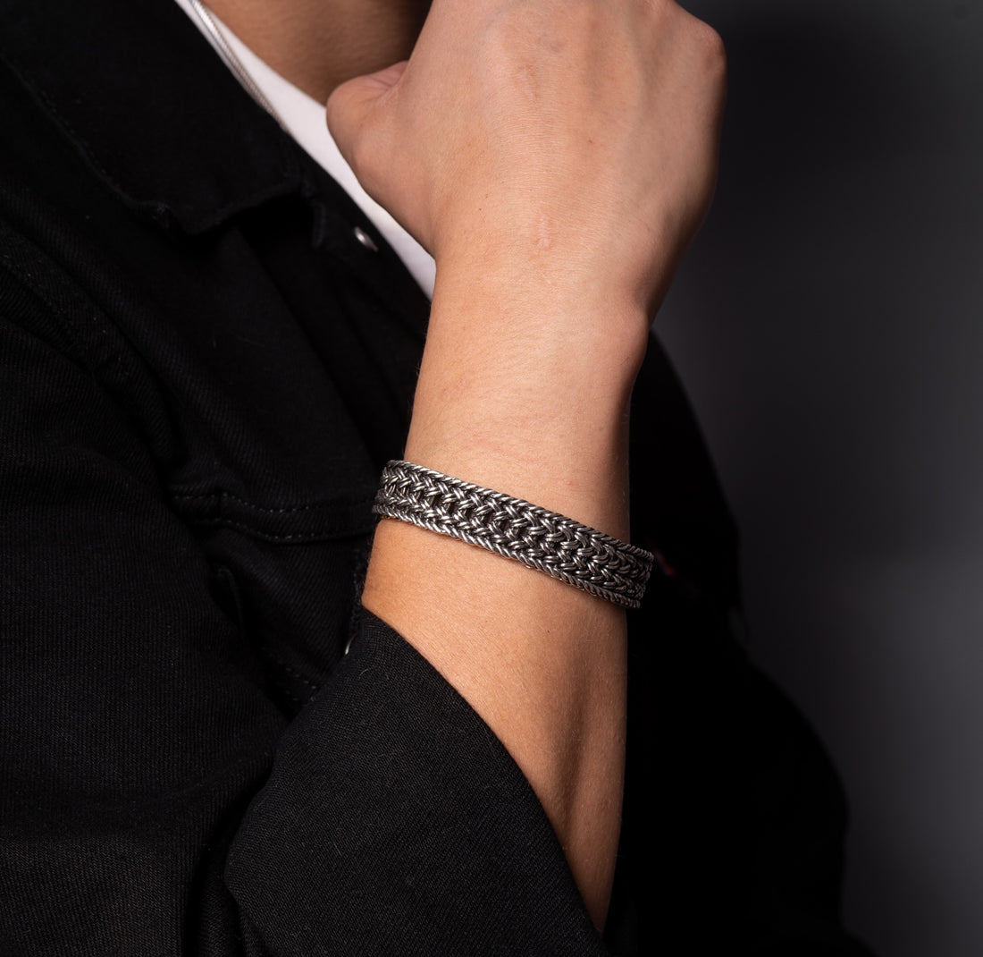 PULSERA TEJIDO DOBLE