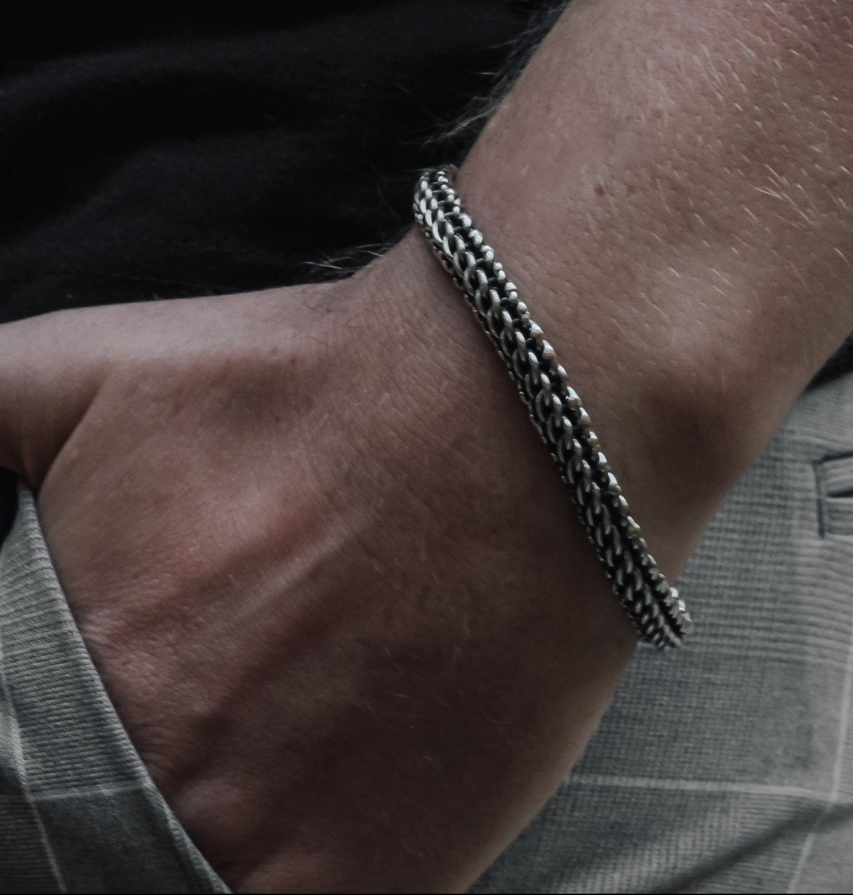 PULSERA DE PLATA FINA .950 JOYERIA