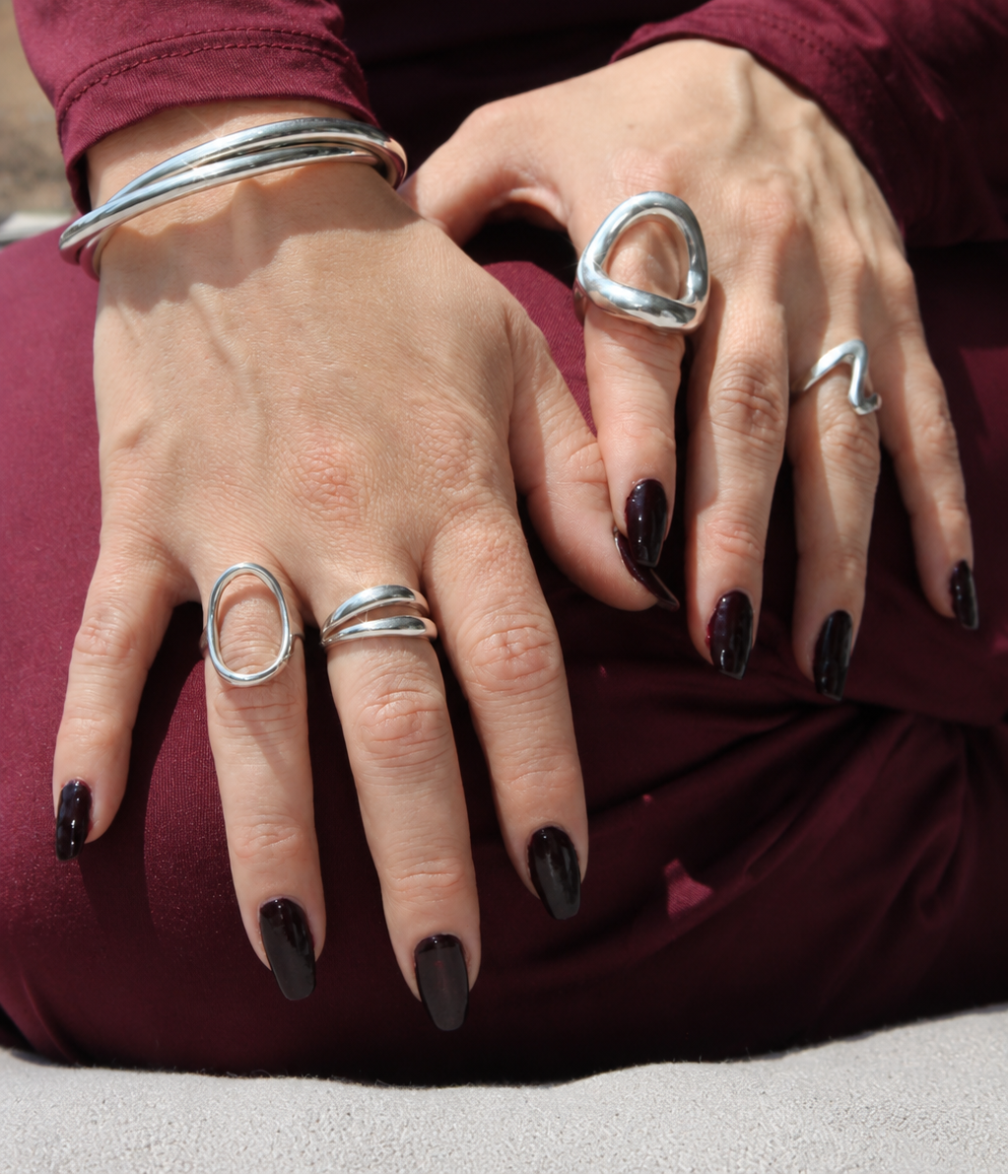 anillos de plata para mujer en taxco