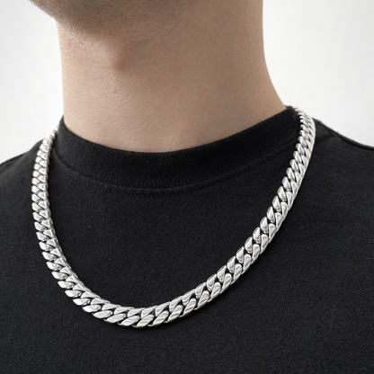 cadena de plata fina