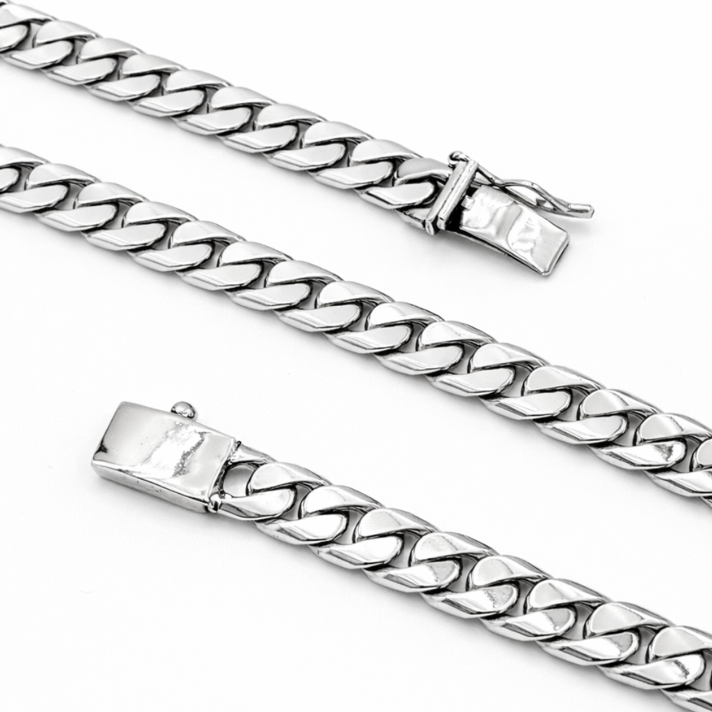 cadena de plata fina