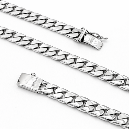 cadena de plata fina