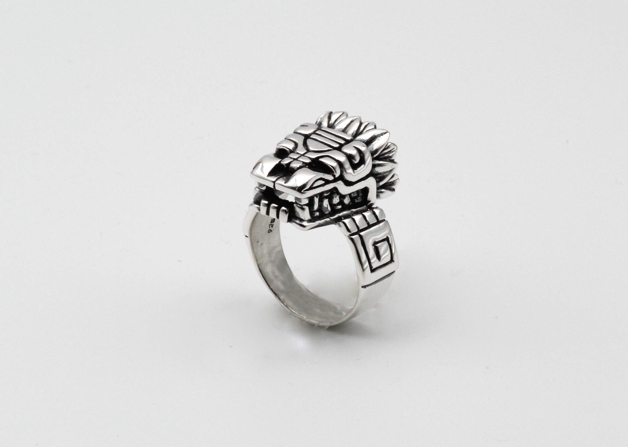 ANILLO QUETZALCOATL CABEZA